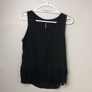 Papermoon Sheer Black Tank